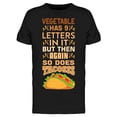 thumbnail image 1 of Vegetable 9 Letters Tacosssss Tee Men's -Image by Shutterstock, 1 of 4