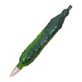 thumbnail image 1 of Vegetable Ballpoint Pen, Magnetic Stationery, 10ml Long Ink, Eggplant Pepper Carrot Cucumber Shapes, Realistic Design, Durable Plastic, Comfortable Writing, Ideal Gift, 1 of 6