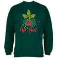 thumbnail image 1 of Vegetable Beet Upbeat Up-Beet Mens Sweatshirt Forest Green LG, 1 of 1