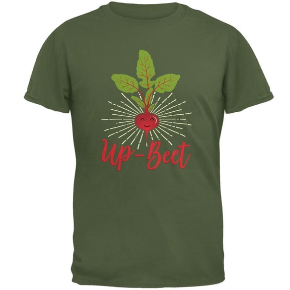 Vegetable Beet Upbeat Up-Beet Mens T Shirt