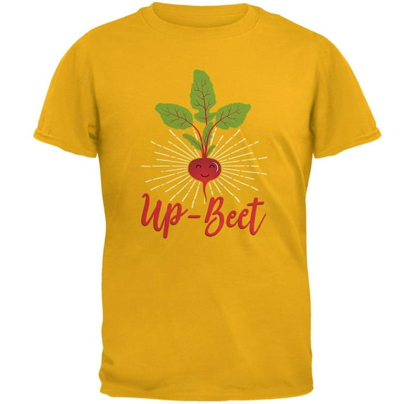 Vegetable Beet Upbeat Up-Beet Mens T Shirt