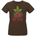 thumbnail image 1 of Vegetable Beet Upbeat Up-Beet Womens Organic T Shirt Chocolate LG, 1 of 1