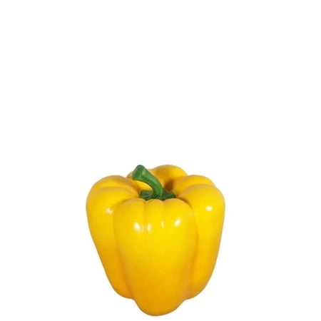 Vegetable Bell Pepper Yellow Over Sized Restaurant Prop Resin Statue