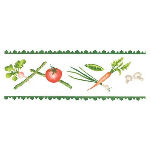 Vegetable Border Wall Stencil Border 3312 by Designer Stencils