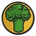 thumbnail image 1 of Vegetable Broccoli Applique Multi-Color Embroidered Iron-On Patch - 3.5 Inch Large, 1 of 5