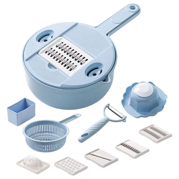 Vegetable Chopper 2026 Upgraded 12 In 1 Multifunctional Food Chopper With Container Vegetable Cutter For Onion Tomato Kitchen Gadgets Nut Chopper Manual Kitchen Grinder And Chopper And Juicer