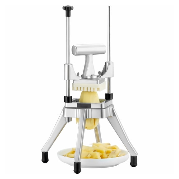 Vegetable Chopper 3/8 Inch, Heavy Duty Food Dicer Kattex, French Fry Cutter, Onion Slicer, Stainless Steel for Potato, Tomato, Peppers, Mushroom
