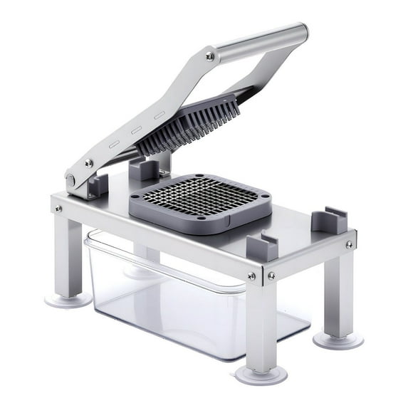 Vegetable Chopper Mandoline Slicer, 8 Blades Food Cutter for Kitchen - All-in-1 Veggie Chopper with Container, Stainless Steel Blades, Dicer, Slicer & Julienne