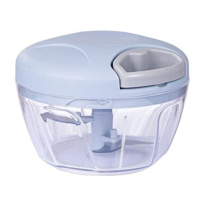 Vegetable Chopper Manual Hand Pull String Onion and Garlic Mincer Chopper Small Fruit and Veggie Cutter Portable for Ginger Chili Pepper Meat Salad