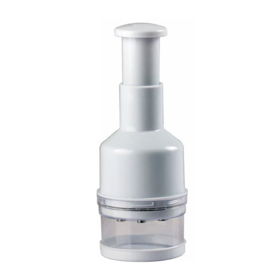 Vegetable Chopper Manual Slap Chop with Stainless Steel Blades, Easy to Clean & Safe to Use Quick Veggie Mincer for Onions, Garlic, Herbs Kitchen Gift, Portable Hand Chopper