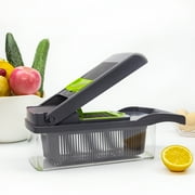 Vegetable Chopper Peeler Food Chopper Salad Chopper Vegetable Cutter Vegetable Spiralizer Vegetable Slicer Onion Chopper with Container by KAUKKO