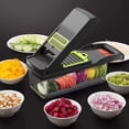 thumbnail image 1 of Vegetable Chopper, Pro Onion Chopper, 16 in 1Multifunctional Food Chopper, Kitchen Vegetable Slicer Dicer Cutter,Veggie Chopper With 8 Blades,Carrot Chopper With Container (Grey), 1 of 6
