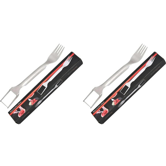 Vegetable Chopper,"Silver Purpose Watermelon With Fork Ideal For Cutting & Serving Watermelon Ergonomic Handle Must Have For Summer Gatherings"
