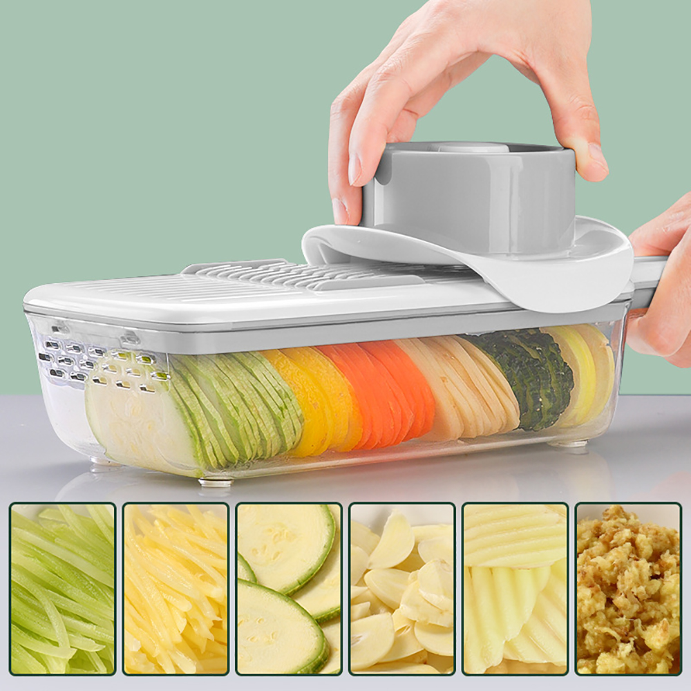 Vegetable Chopper Slicer, 6 in 1 Veggie Dicer Cutter for Onion Tomato
