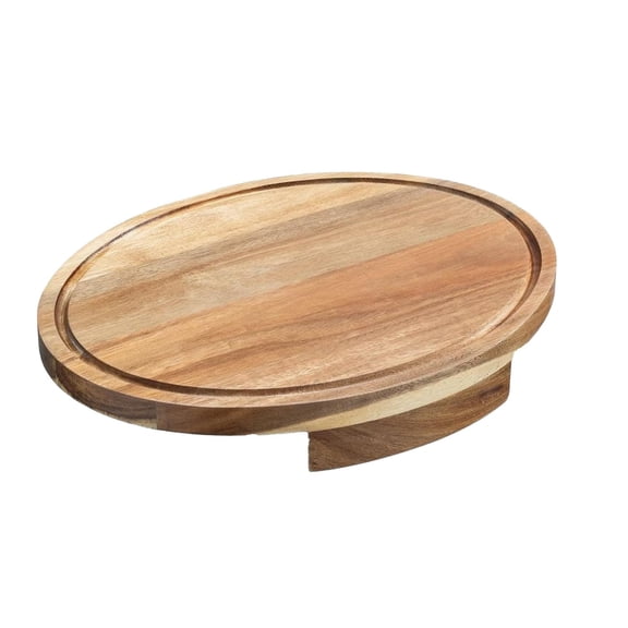 Vegetable Cutter Family Corner Cutting Board for Kitchen Counter with Juice and Space Saving Wood Chopping Board Ideal for Corners and Countertop Prep