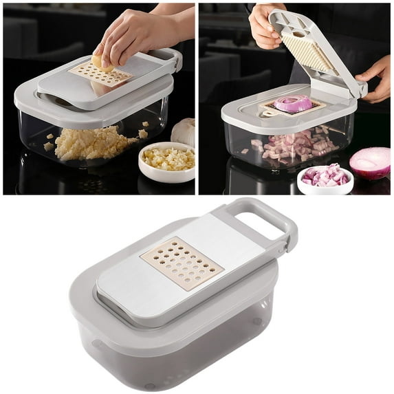 Multifunctional Kitchen Vegetable Chopper Dicer Slicer Cutter With Container For Efficient Food Preparation