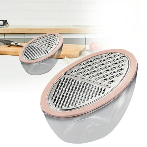 Vegetable Cutter,Stainless Steel 4-in-1 Box Grater with Container, Multi-Purpose Kitchen Slicer & Shredder for Cheese, Carrots, Potatoes - Sharp, Durable, Easy to Clean, Dishwasher Safe