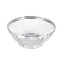 Vegetable Dehydrator Stainless Steel Rice Sieve Bowl Fine Mesh Strainer Large Metal Colander for Rice and Yogurt