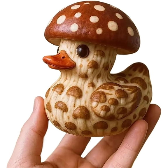 Vegetable Duck Resin Figurine Set, Desk Dashboard Shelf Decor