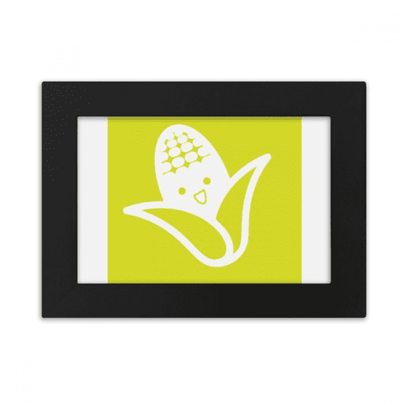 Vegetable Expression Happy Corn Body Desktop Photo Frame Ornaments Picture Art Painting