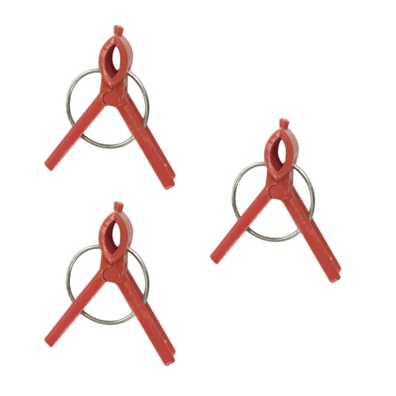 UEETEK 150 Pieces Clips for Grafting Plastic Dark Red Fixing Garden Vines for Home Gardeners