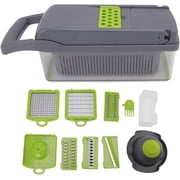 Vegetable Fruit Chopper Cutter, Time Labor Saving Food Chopper Onion Chopper Dicer Professional Mandoline Slicer with Container for Potato, Tomato, Veggie