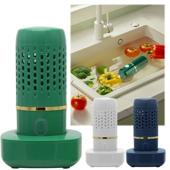 Vegetable And Fruit Cleaner Machine,Capsule Shape Disinfection Oh-Ion Purification Technology, 10 Minute Quick Clean For Cleaning Grains Rice Meat Seafood Walmart Pallets