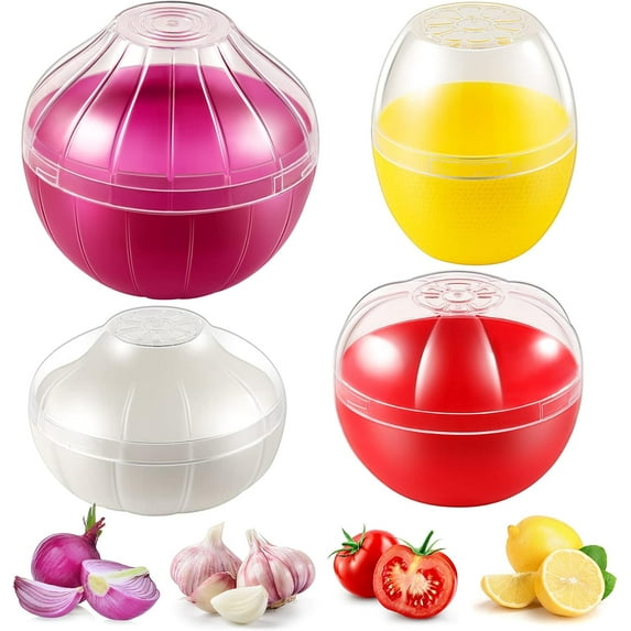 Vegetable and Fruit Storage Containers for Fridge, 3 Pieces BPA Free Reusable Food Saver - Refrigerator Vegetable Crisper for Keeping Food Fresh Longer