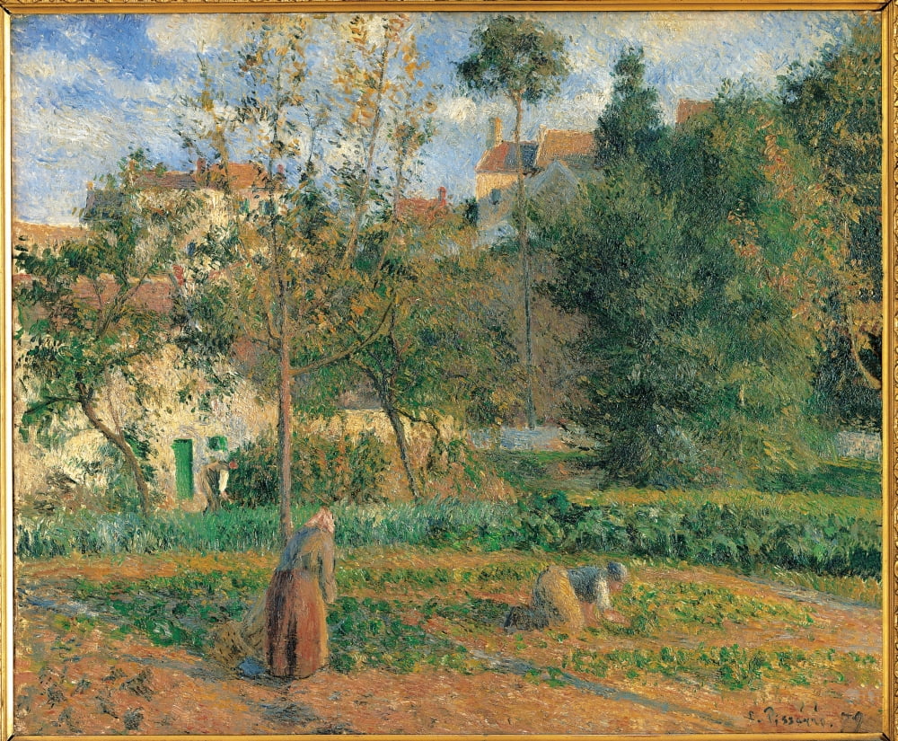 Vegetable Garden At The Hermitage Canvas Art -  (36 x 24)
