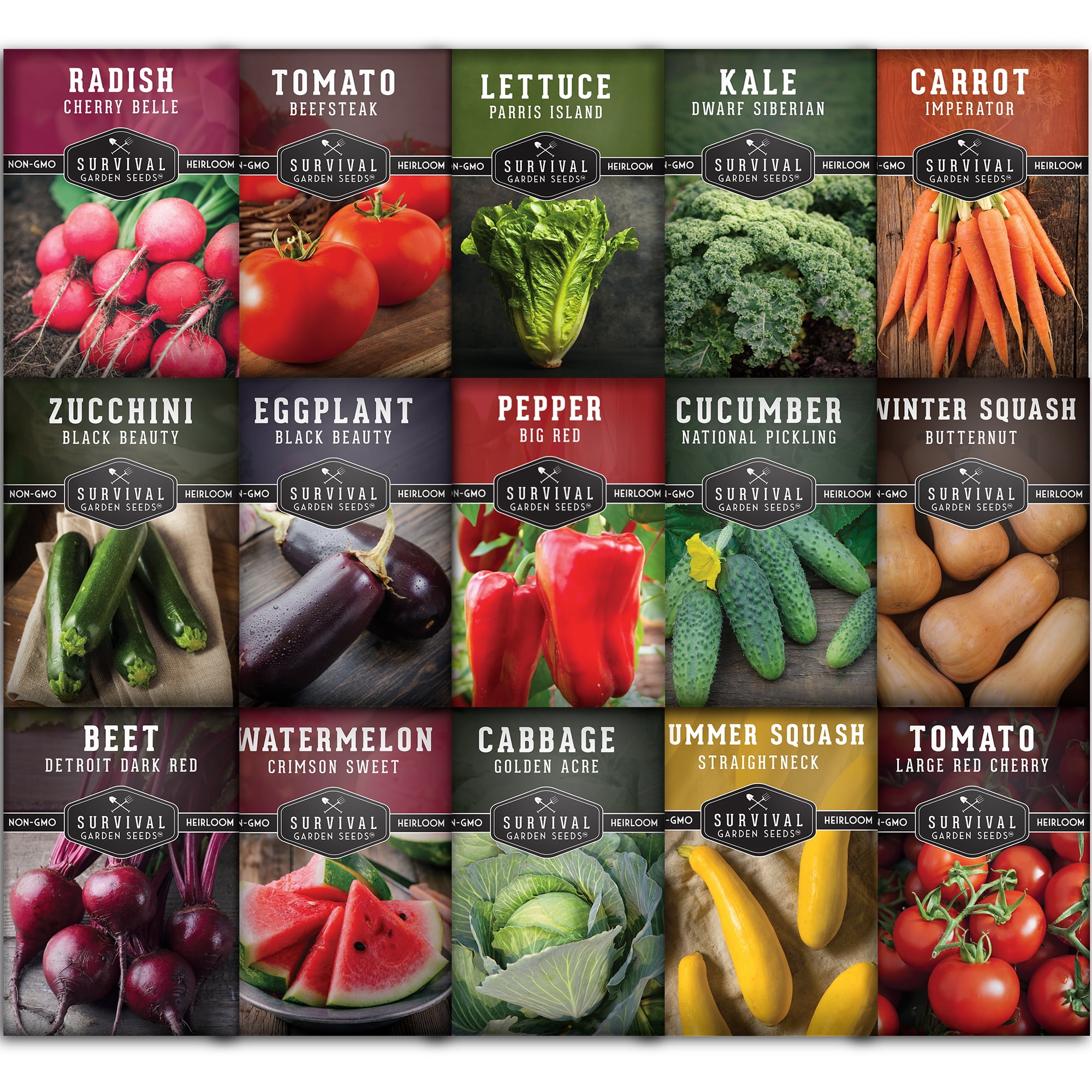 Purely Organic Vegetable Seed Variety Pack (40 USDA Organic, Heirloom, –  SimplyGro