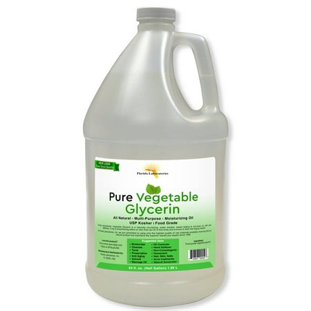 Vegetable Glycerin Pure Natural, Half Gallon (64 oz), 100% Food Grade, Kosher