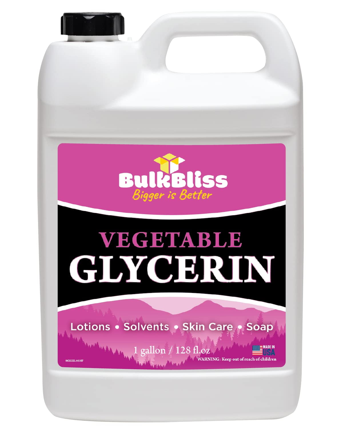 Vegetable Glycerine Grade, NonGMO For Skin, Crafts Half Gallon