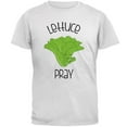 thumbnail image 1 of Vegetable Lettuce Let Us Pray Funny Mens T Shirt White 3X-LG, 1 of 1
