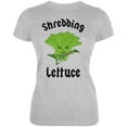 thumbnail image 1 of Vegetable Lettuce Shredding Heavy Metal Guitar Funny Juniors Soft T Shirt Heather SM, 1 of 1