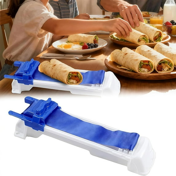 Vegetable Meat Rolling Tool, Multi-Functional Diy Plastic Spring Roll Maker, Egg Roll Maker, Sushi Maker. Easily Make Fun Spring Rolls and Egg Rolls At Home. Smooth Pushing and Pressing Design