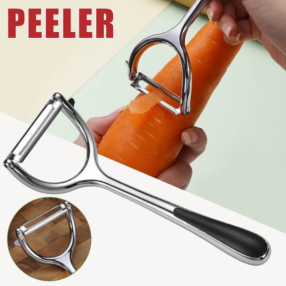 Vegetable Peeler Alloy Metal Potato Fruit Peel Remover Sharp Swivel Blade Y Shape Scraper Kitchen Grater Tool for Carrot Apple Veggie Daily Meal Prep