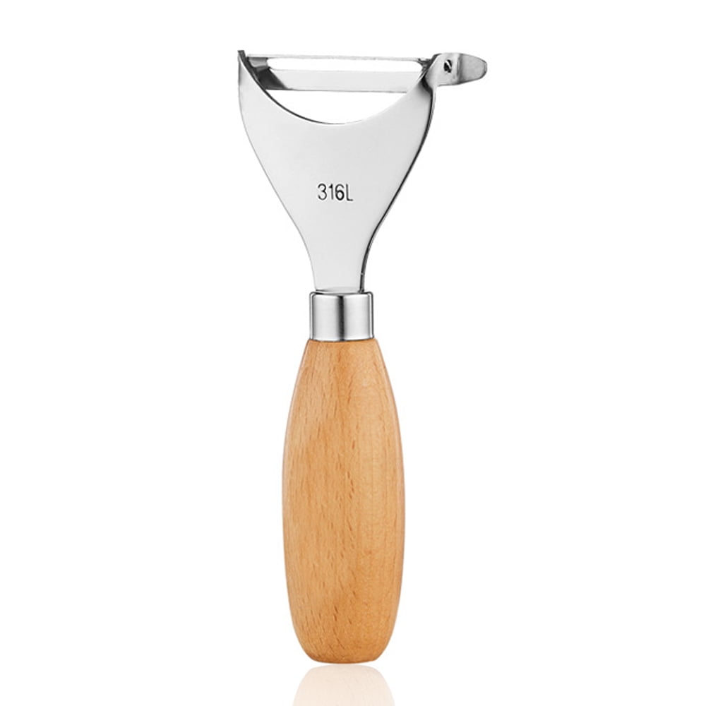 Veggie Peeler 2-Piece Julienne Peeler Set - Y-Shaped Veggie Slicer & Potato Peeler With Non-Slip Handles Cucumber Slicer