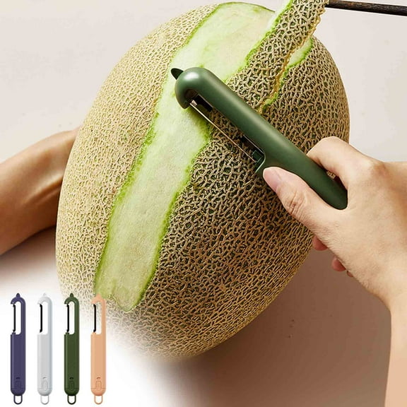 Vegetable Peeler with Stainless Steel Bi-Directional Blade for Potatoes, Fruits and Citrus Zest, Kitchen Peeler with Replaceable Blade for Thin Peel and Less Waste