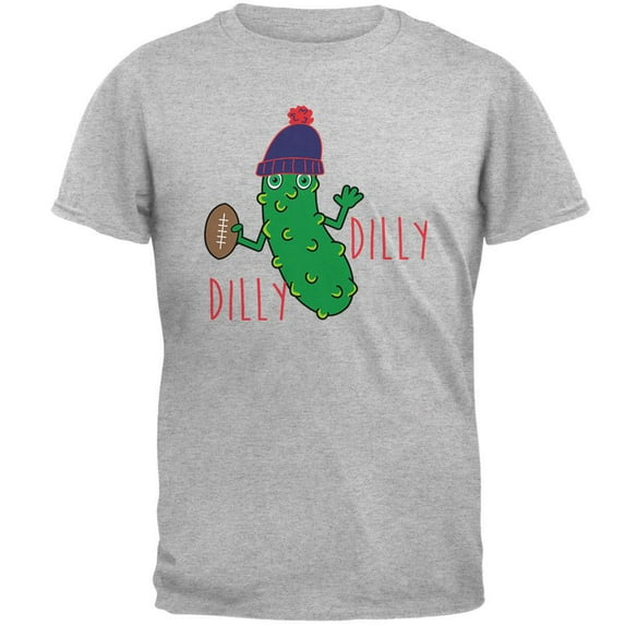 Vegetable Pickle Dilly Dilly Football Mens T Shirt Heather MD