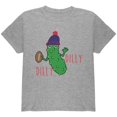 thumbnail image 1 of Vegetable Pickle Dilly Dilly Football Youth T Shirt Heather YXL, 1 of 1