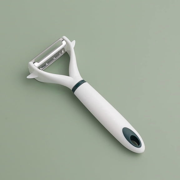 Vegetable Potato Peeler Ergonomic Soft-Touch Handle, Stainless Steel, Double-Blade Multi-Functional Kitchen Essential
