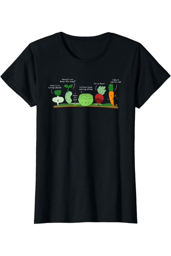 Vegetable Puns Funny Veggie Vegan Apparel T-Shirt