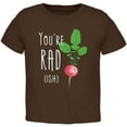 thumbnail image 1 of Vegetable Radish You're Rad-ish Toddler T Shirt Brown 3T, 1 of 1