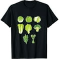 thumbnail image 1 of Vegetable Salad Plant Based Veggies Green Vegetables T-Shirt, 1 of 4