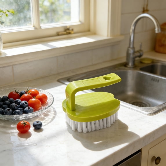 Vegetable Scrubber Brush,Fruit and Vegetable Brush Stiff Brush for Food,Veggie Wash Brush for Fruits,Potatoes,Carrots & Firm Produce