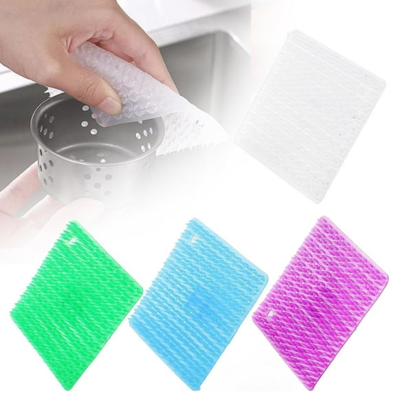 Vegetable Scrubber TASTAN Vegetable Cleaning Brushes - Flexible Multi-Head Scrubber, Ergonomic Grip & Quick-Dry Design, Efficient Potato/Carrot Cleaner for Home Kitchen, Potato Brush, Purple