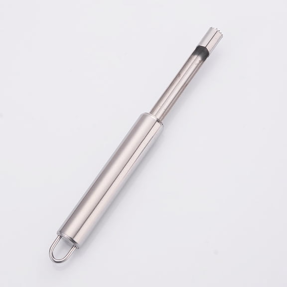 Vegetable Seed Remover ,Corer Seed Remover Tool Stainless Steel Corerwith Serrated Slice and Handle Core Deseeder