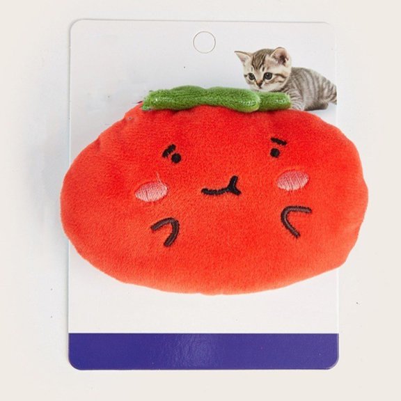 Vegetable-Shaped Catnip Toy, Scratch-Resistant Plush for Cats