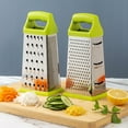 thumbnail image 1 of Vegetable Shredder Kitchen Tool, Stainless Steel Four-sided Grater, Efficient Slicing and Dicing, Space-saving Vertical Design, Easy to Clean Dishwasher Safe, Topliu, 1 of 7