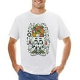 thumbnail image 1 of Vegetable Skull Head Vintage T-shirt Mens Cotton Classic Crewneck Short Sleeve Tees Unisex White 5XL, 1 of 2